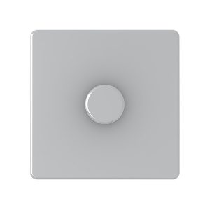 1 Gang 2 Way Dimmer – Polished Chrome (Screwless Range)