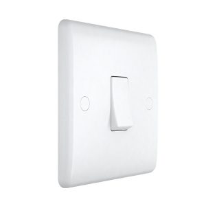 1 Gang 2 Way 10A Switch (Smooth Edge) - Image 1