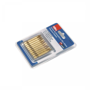 10 pce Pozi No 2 Bits 50mm Titanium Coated - Image 1