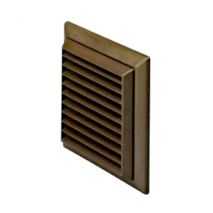 100mm (4") Fixed Grille Brown