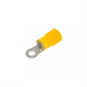 10mm Yellow Insulated Lug With 6mm Hole