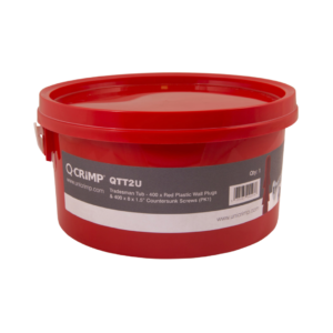 Tub of Red Plugs & Screws