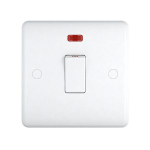20A Double Pole Switch with Neon (Smooth Edge) - Image 2