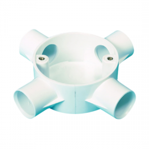 20mm 4 Way Intersection Box White