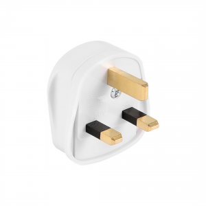 13A Fused Tough Plug Top White