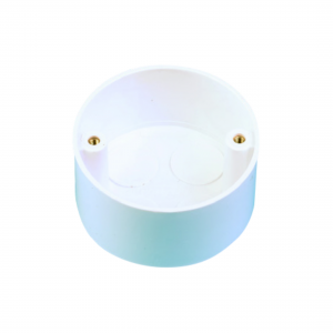 20mm No Spout Plain Box White