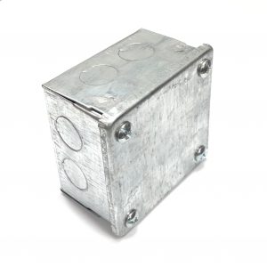 3 x 3 x 2" Galvanised Adaptable Box