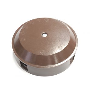20A 6 Terminal Junction Box Brown