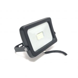 10W Black LED Slim Floodlight 6000K