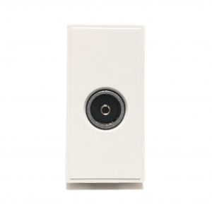 Euro Module Female TV Outlet White