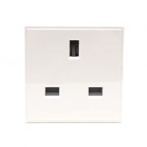 Euro Module 13A Socket White