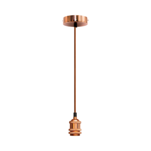 Vintage E27 Single Pendant 1.8M Rose Gold