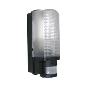 6W LED Security Bulkhead With PIR 6500K Black