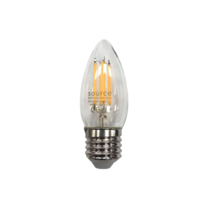 4W LED Dimmable E27 Filament Candle 2700K