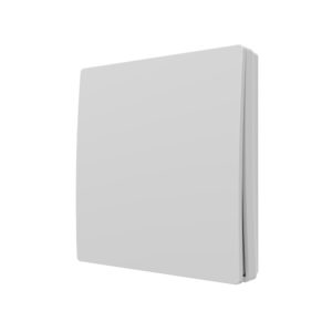 Konect 1 Gang Kinetic Push Switch Matt White
