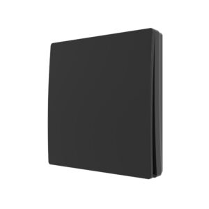 Konect 1 Gang Kinetic Push Switch Matt Black