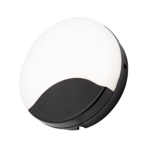 Turus 15W LED CCT Round Bulkhead IP65 Black