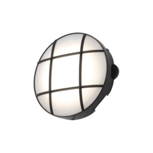 Capella 15W LED Round Grid Bulkhead IP65 4000K