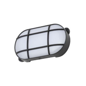 Capella 15W LED Oval Grid Bulkhead IP65 4000K