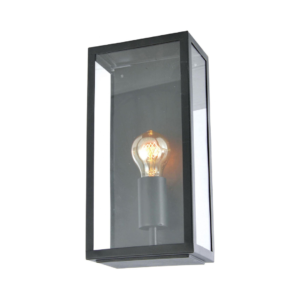Minerva Box Lantern Black IP44