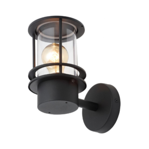 Leonis Wall Lantern Black IP44