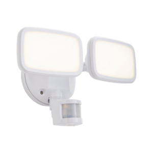 Lynn PIR Twin Security Spotlight White IP65