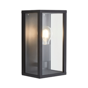 Chinon Panel Box Lantern Black IP44