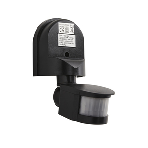 Dion IP44 180° PIR Sensor Black