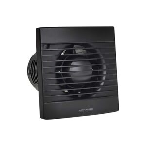 100mm (4") Timer Extractor Fan Matt Black