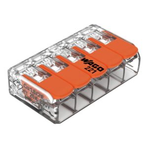 Wago 221-415 Compact 5 Lever Splicing Connector